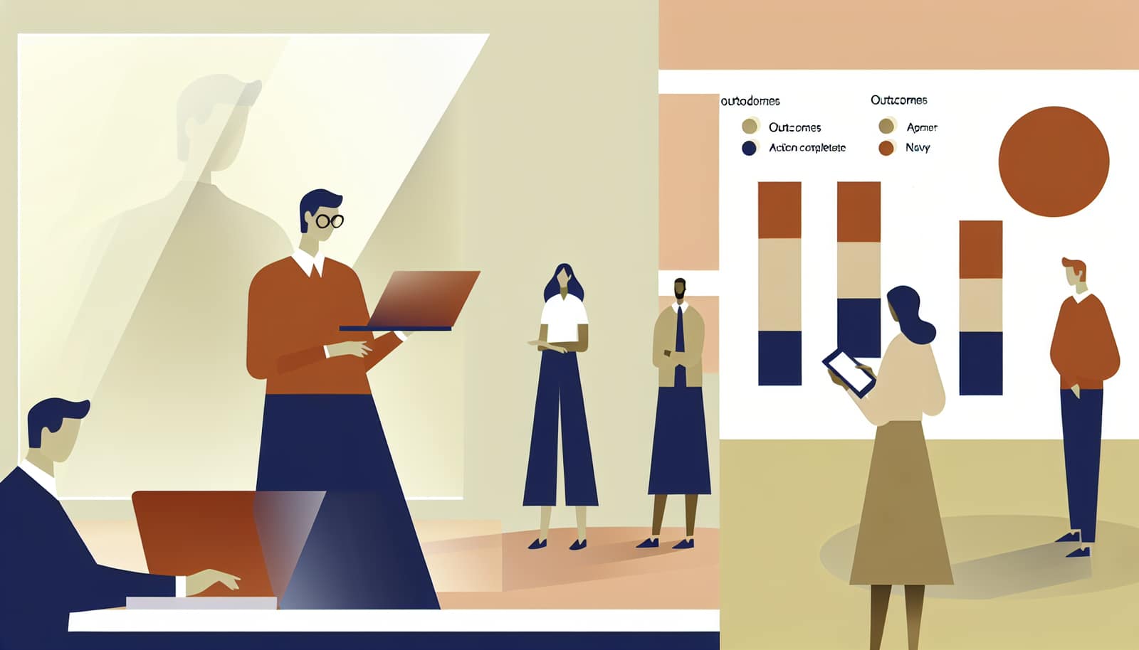Measuring What You Do When the Organisation Measures Outputs