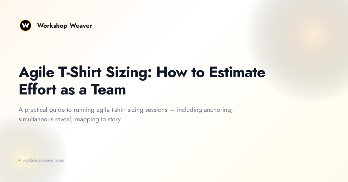 Agile T-Shirt Sizing: How to Estimate Effort as a Team