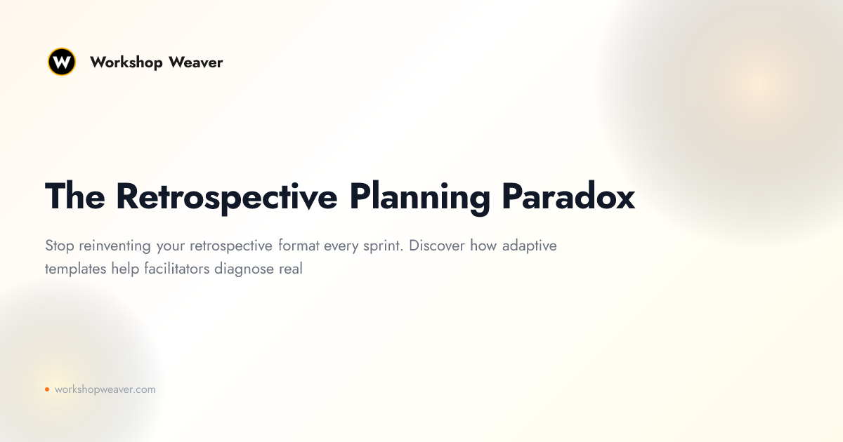 The Retrospective Planning Paradox